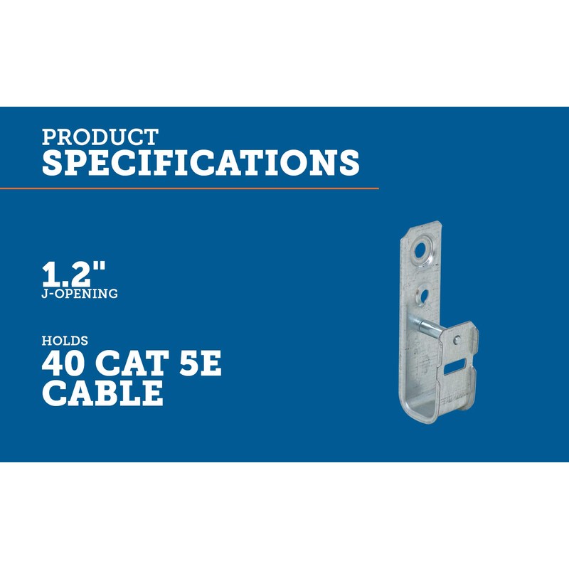 Garvin JHK-21 1-5/16 Inch J Hook Cable Support