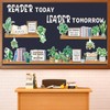 Spring Potted Plant Bulletin Board Set Boho Motivational Reading Classroom