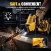 RAYLEEY Cordless Reciprocating Saw, Brushless Motor, 2x4000mAh Battery, 8 Saw