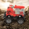 1:43 RC Fire Truck Toy Ladder Full Functional Lighting Plastic