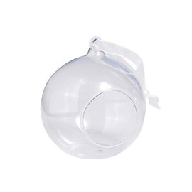 Storm Light Sphere Ball with A round opening for Tea Lights Set of 2 / 10 CM