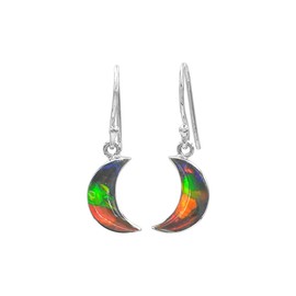 Starborn Ammolite Earrings, Gemstone, Ammolite