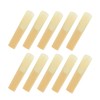 RUIFUU 10Pcs Clarinet Reeds 2.5 Traditional Reeds for Clarinet Strength