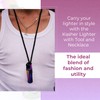 Kasher’s Lighter Necklace with Lighter Tool - Lightweight & Multipurpose