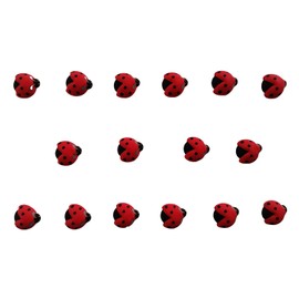 EPHVODI Ladybugs Cakes Decorations Edible Ladybug Shaped Hard Sugar Icing Decorations Cupcake Toppers for Baking Cookie Ice Cream Candy Decoration