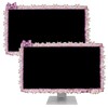 ReignSword 2 Pcs 23''-26'' Cute Computer Monitor Cover with Bow