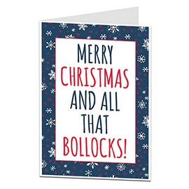 Sarcastic Alternative Christmas Card Bah Humbug Humerous Xmas Message