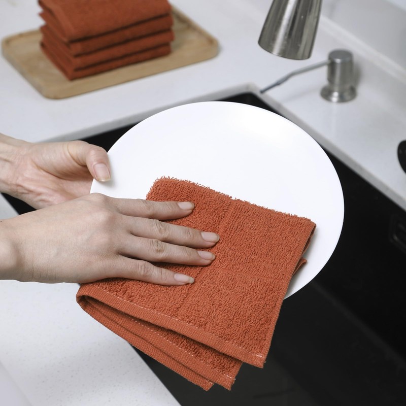 Glynniss - Paños de cocina altamente absorbentes, 100% algodón, paños