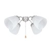 Aspen Creative 23062-4 Alabaster Transitional Style Replacement Glass Shade, 2-1/8"