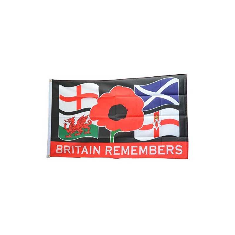 Flaggenfritze® Britain Remembers Flag 90 x 150 cm