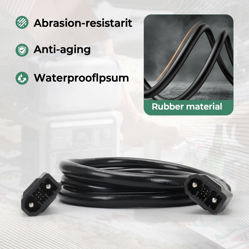 Aepiraza 2M XT150 Extra Battery Cable Compatible with EcoFlow Delta
