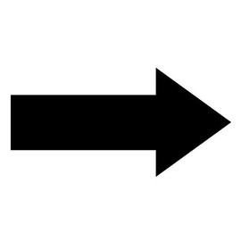 Arrow Sticker Directional Decals 12x6 Inch 24 Pack Marking Sign Removable Floor Arrows Stickers Adhesive Decal for Warehouse Event (Black)