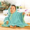 Erwin Müller Children's Poncho with Hood Walk Terry Mint Size
