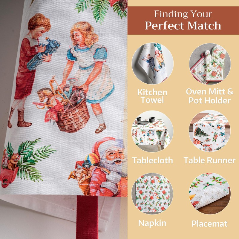 Maison d' Hermine 100% Cotton Apron for women with Pocket