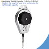 sourcing map Retractable Spring Pull Tool Holder Hanging Device 1.3-4.4