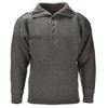 Austrian Army Alpine Sweater Mil-Tec Men’s Pullover Knit, Breathable V-Neck