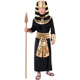 Rubies Child's Forum Pharaoh Costume, Black/Gold, Small