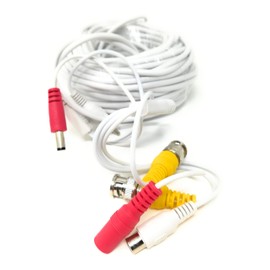 Saldi CAVOBNC20M Cable for Audio Video Ahd 1080P RCA BNC and Power Supply 20 m