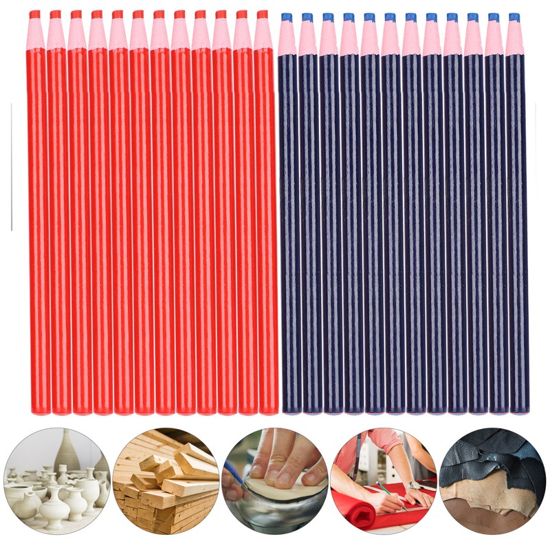 24Pcs Sewing Mark Chalk Pencil Tailor's Marking Tracing Tools Free