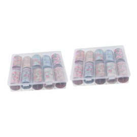 Healeved 20sheets Floral Nail Art Stickers for Women Easy Nail Decals for Parties Holidays Assorted Patterns for Unique Manicures