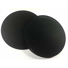 CES 1 Pair 6-1/2" Black Upholstered Grill Screens