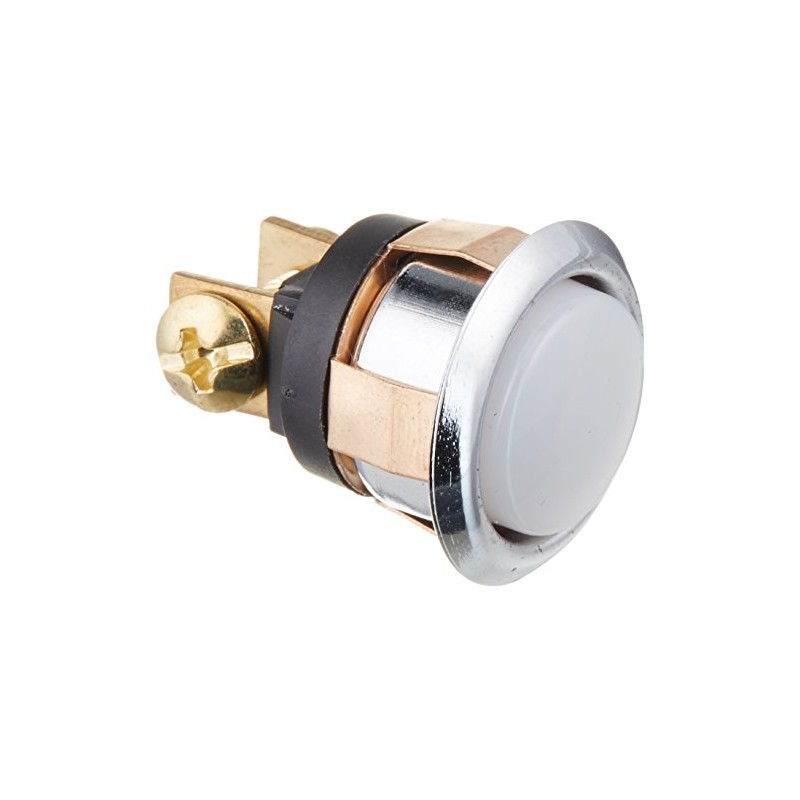 Thomas & Betts DH1201L Lighted White, Round Chime Push Button