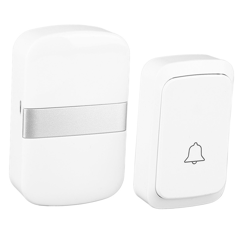 Wireless Doorbell Waterproof Electronic Battery Powered Transmitter Receiver Door Bell