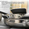 COM-FOUR® 6 x Felt Pan Protectors - Pan Protectors to
