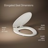 KOHLER Stonewood Quiet-Close, Elongated Toilet Seat Soft Close, Durable Wood,