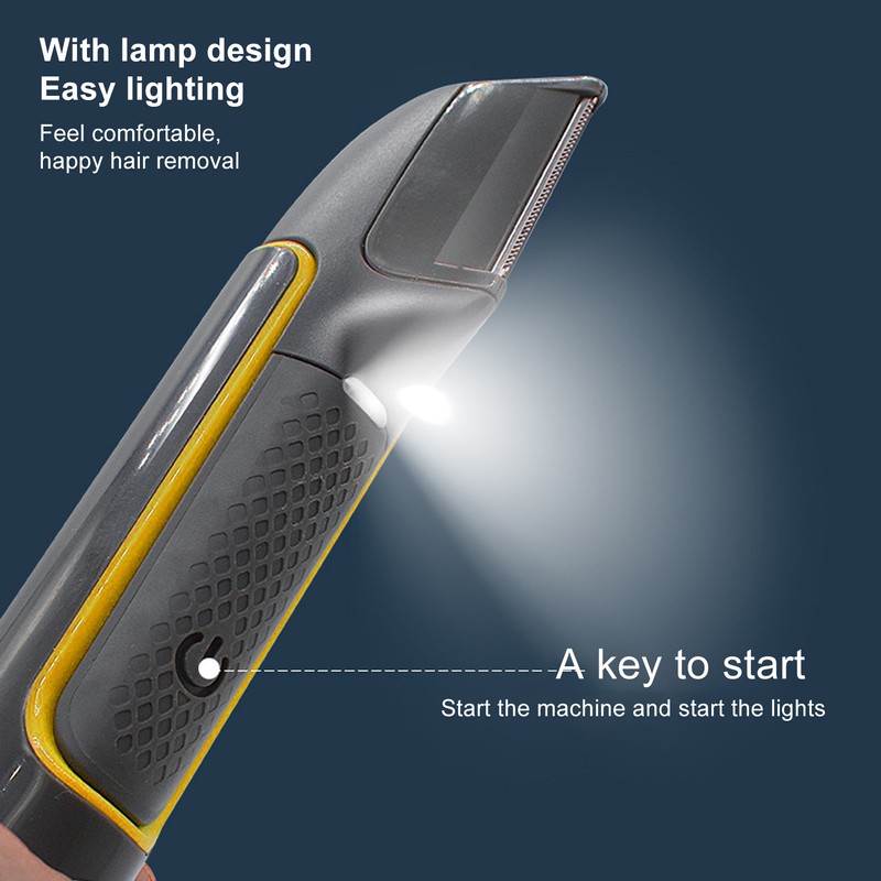 Body Hair Trimmer Electric Body Groomer Battery Powered Hair Cutting