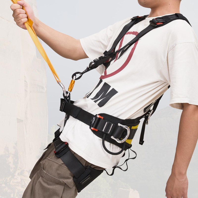 SOB Half Body Seat Belt Adjustable Chest and Shoulder Straps