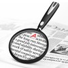 10X 30X Magnifying Glass for Reading, Handheld Magnifier for Reading,