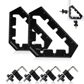 GOINGMAKE Corner Clamps for Woodworking Tools 45 and 90 Degree Clamps Aluminum Alloy Positioning Squares Right Angle Clamps Clamping Squares for Picture Frame Box Cabinets Drawers