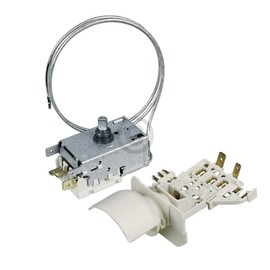 Thermostat Atea A130696R Replacement Thermostat Ranco with Bracket Bauknecht 481228238175 Whirlpool A13-0696R Fridge