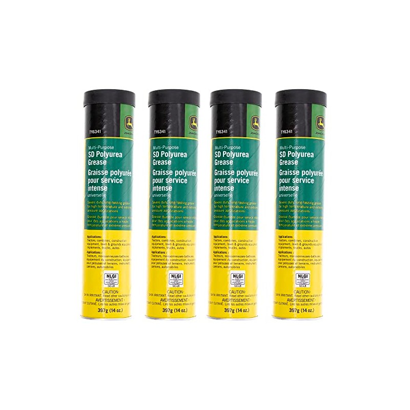 John Deere Original Equipment Grease (4- Pack) - TY6341