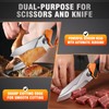 Chenovate® Heavy Duty Kitchen Scissors,Kitchen Shears with Knife & Scissor