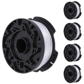 Replacement Thread Spool, Pack of 5 Trimmer Spool, Thread Spools, Decker Grass Trimmer, Grass Trimmer Spool Compatible with Black for Makita Trimmer Grass Trimmer 9 m Length