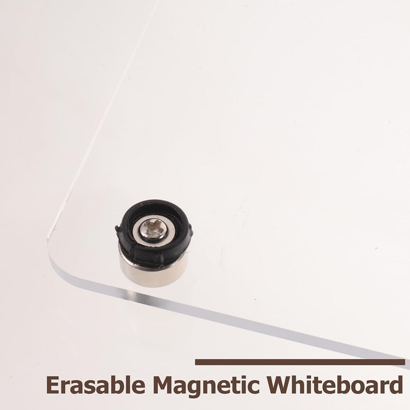 STOBOK for Erasable Erase Magnetic Fridge Shopping Planner Clear Magnet