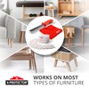 X-Protector Furniture Pads Preparation Set - Includes Metal File, Microfiber