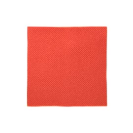 Alvotex Chic Airlaid 100 Cocktail Napkins, 1/4 Fold Fabric-Like, High-Quality Disposable Napkin, Red, 20 x 20 cm