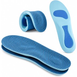 JeeLeeko 2 Pares Plantillas Ortopédicas con Soporte de Arco, Plantillas Antifatiga para Hombre y Mujer, Plantillas para Zapatos Deportivos y de Trabajo