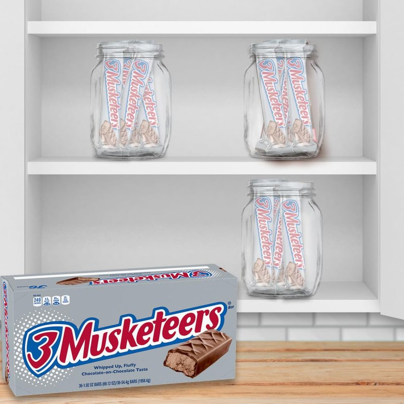 3 MUSKETEERS Milk Chocolate Candy Bars - Full Size Chocolate