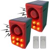 keeda Solar Motion Sensor Alarm 129dB Recording Shed Alarm with