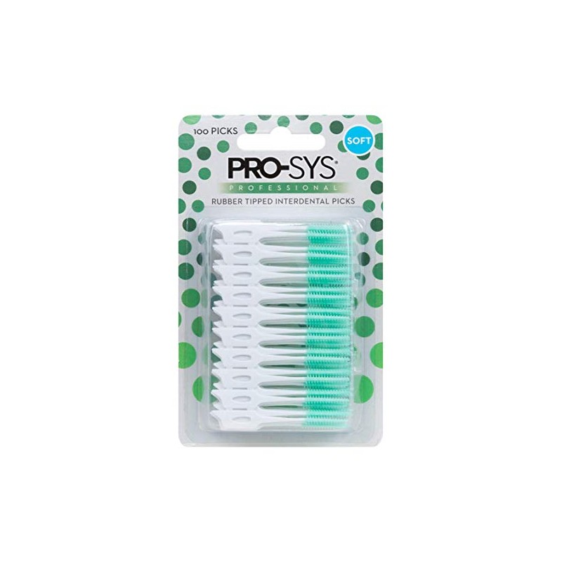 PRO-SYS® Soft Rubber Tipped Latex-Free Interdental Picks - 200 ct.