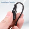 MECCANIXITY 15pcs DC Power Pigtails Cable, 5.5 x 2.1mm Female