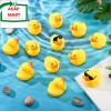 Fingertip WD 50 Pcs Rubber Ducks with Sunglasses,Squ