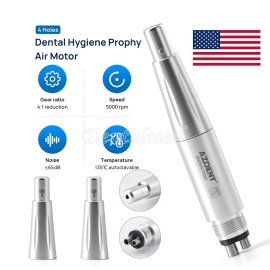 AZDENT Dental Hygiene Prophy Handpiece 360° Swivel 4:1 +3pcs Nose Cone Air Motor