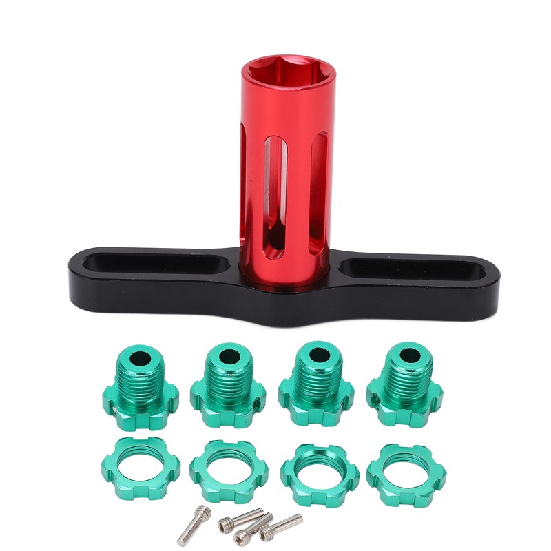 4 Set 17mm Hex Nuts Splined Wheel Hubs with Removal