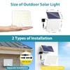 Kolpop Solar Lights Outdoor, Remote Solar Security Lights Outdoor Motion