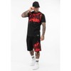 Tapout Men's Shorts, black / red